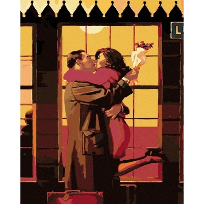 zuty Zamilované přivítání s růžemi 40 x 50 cm vypnuté plátno na rám 8596530047933