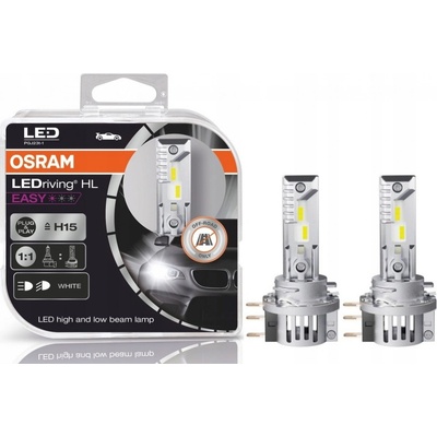 Osram LEDriving HL EASY H15 PGJ23t-1 12V 17W 64176DWESY-HCB
