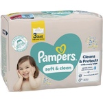Pampers Мокри кърпички Pampers Soft & Clean - 3x60 броя