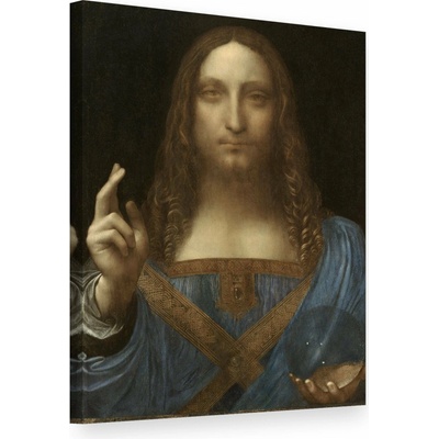 Obraz na plátne Leonardo da Vinci - Salvator Mundi - 40x60 cm