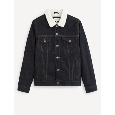 Celio Тъмносиньо дънково яке с изкуствена кожа Celio Vusherpa Celio | Sin | МЪЖЕ | S