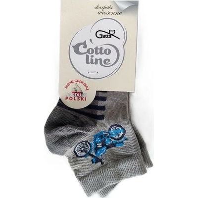 Gatta Wola Cottoline ponožky grey g30/wz. 410