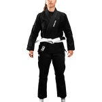 Ground Force BJJ ги за жени от Ground Force - Basic Gi V2 - черно (GF-basicgi-V2-black-F4)