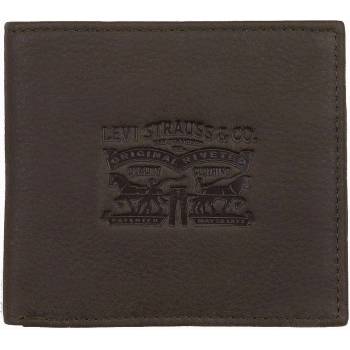 Levi's Kožená peňaženka Logo Wallet 77173-0362 hnedá