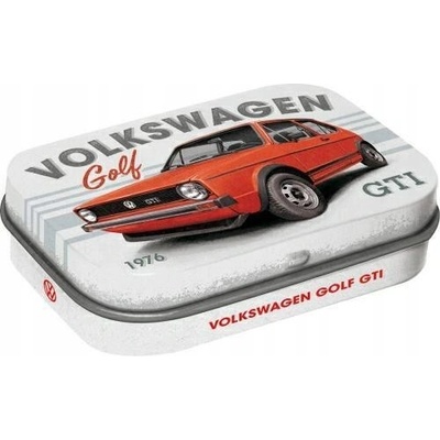 Nostalgic Art Mint Box Volkswagen Golf GTI kovová krabička s mentolkami 15 g
