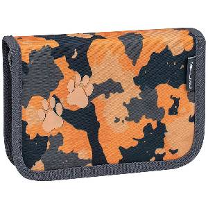 Belmil Ученически несесер Belmil - Orange Camouflage, 1 цип (335-72)