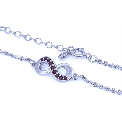 Český Granát Jan Kos jewellery Stříbrný náramek 16053845001
