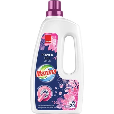 Maxima Sano maxima soft silk Гел за пране, 20 пранета, 1 литър