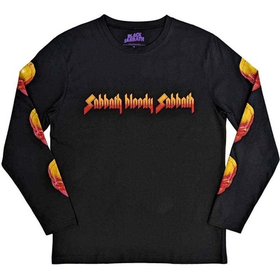 Black Sabbath Bloody Sabbath Back & Sleeve Print Black XL Риза (<![CDATA[BSLST81MB04]]>)