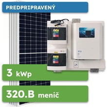 Solar Kerberos olárny systém na ohrev vody Ecoprodukt 320.B 3 kWp