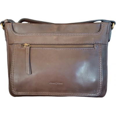 Gianni Conti dámská kožená kabelka přes rameno tmavě 4704553 dark brown hnědá