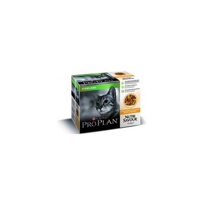 Purina Pro Plan Cat Sterilised hovězí 10 x 85 g