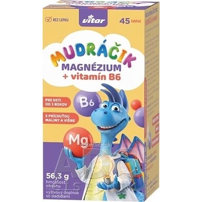 VITAR MUDRÁČIK Magnézium + B6 45 ks