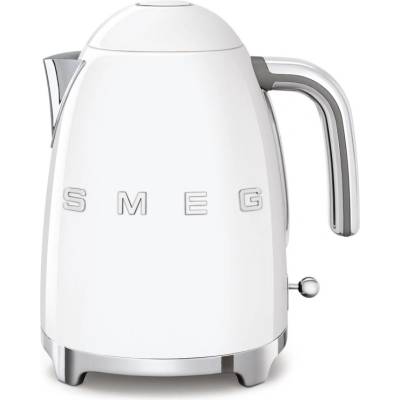 Smeg Електрическа кана SMEG KLF03WHEU, 2400 W, 1.7 л, 360° основа, Гланцово покритие, Бял (KLF03WHEU white)