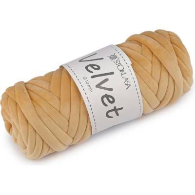 Příze Marshmallow silná Velvet Ø10 mm 500 g Varianta: 7 (016) béžová velbloudí, Balení: 1 ks 60846/157461/282570