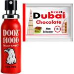  Дубайски Шоколад за Ерекция + dooz 14000 Спрей за Задържане