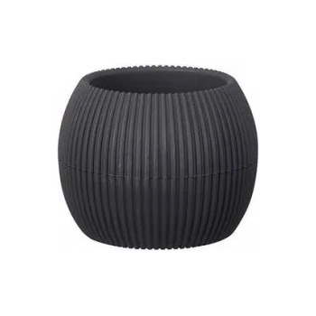 Image 1 of HORECANO - Саксия кактус №3 - Ø14.6xh11.5cm 700ml АНТРАЦИТ (G-363-A) (0126282)