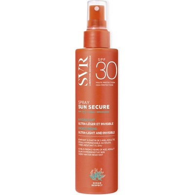 Laboratoires SVR Sun Secure Слънцезащитен спрей за лице и тяло Dry-touch, SPF30, 200 ml