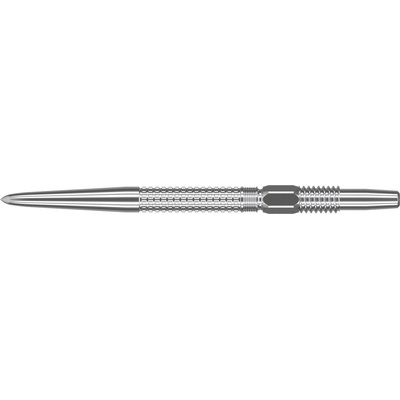 Náhradné hroty na steel šípky Target GRD Swiss Point 26mm, strieborné, 3ks