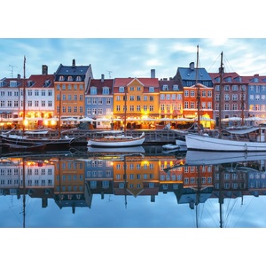 Bluebird Puzzle - Puzzle Nyhavn by Nightfall - Copenhagen - 500 piese