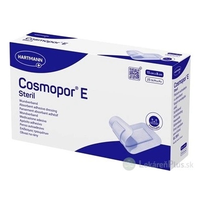 Cosmopor E Steril náplasť sterilná s mikrosieťkou (15 x 8 cm) 25 ks