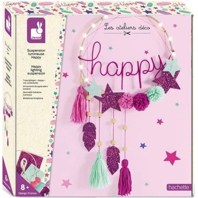 Janod - Творчески комплект - Блестяща висяща декорация (J07927)