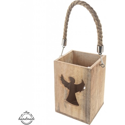 Orion svícen dřevo mango ANDĚL – Sleviste.cz