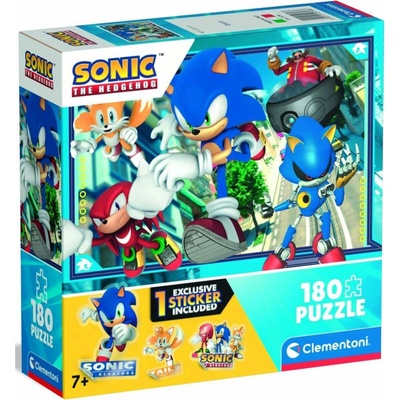 CLEMENTONI Ježek Sonic Připraveni 180 dílků