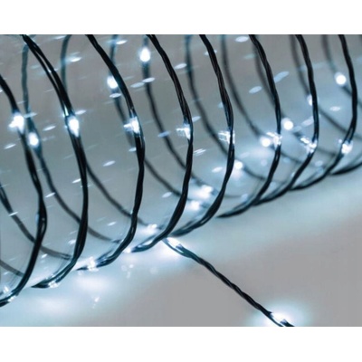 German Světelný LED řetěz / 480 mikro LED / 36 m / 8 funkcí / venkovní i vnitřní / studená bílá