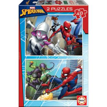 Educa - Puzzle 2x48 Spiderman - 40 - 99 piese