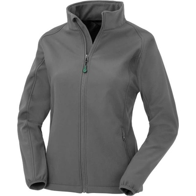 Result R 901F ЗА ПЕЧАТ / Дамско двуслойно софтшел яке - Workguard сиво L (30901Fr7903)