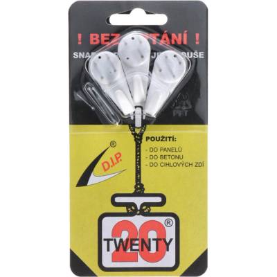 Háčik twenty maxi, polyamid, 4 hroty, pre väčšie predmety