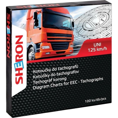 Sheron 6000270 Kotoučky do tachografu 125 km/h UNI