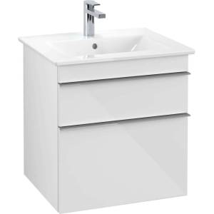 Villeroy & Boch Venticello - Шкафче за умивалник, 55x59x50 см, 2 чекмеджета, Glosy White A92301DH (A92301DH)