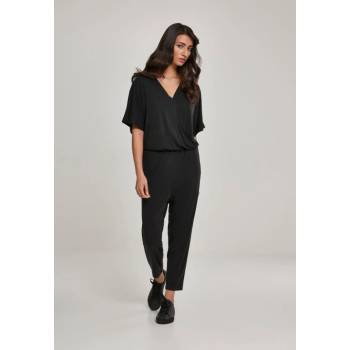 Urban Classics Дамски гащеризон в черен цвят Urban Classics Ladies Modal Jumpsuit black UB-TB2599-00007 - Черен, размер 5XL