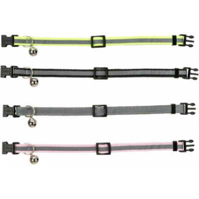 TRIXIE Junior Collar - Светлоотразителен регулируем нашийник за котенца със звънец 15см. /24 см. -8 мм. различни цветове