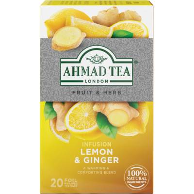 Ahmad Tea citrónovo zázvorový 20 vrecúšok
