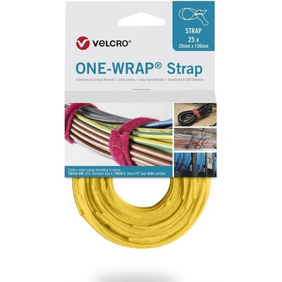 VELCRO® VELCRO® One Wrap® Strap 20mm x 200mm, 25 Popruh se suchým zipem žlutá 1 ks