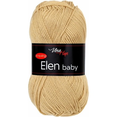 Vlna-hep Příze Elen baby 41037 světle hnědá