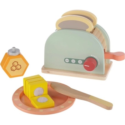 ZOPA Dřevěný toaster set Wood