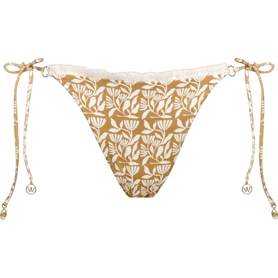 Watercult Дамско бикини долнище Watercult Women's Coastal Bohemia Bikini Bottoms No. 677 Bikini bottom - Sand / Cotton - размер 38 (EU) (150-6662-0112)