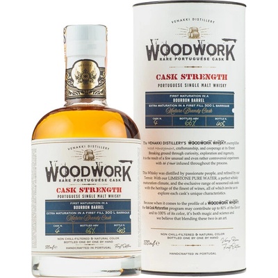 Venakki Distillery Woodwork Single Malt Whisky Mature Brandy Cask Nº 4 66% 0,5 l (tuba)