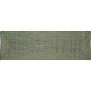 vidaXL Килим за площ Маслиненозелено 80 x 200 cm юта (42010451)