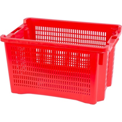 ICS Přepravka M401000 40 l 56 x 35 x 31 cm perforované stěny červená ST254419