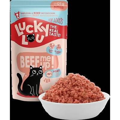 Lucky Lou Lifestage Adult s hydinou a hovädzím mäsom 125 g
