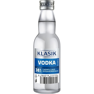 Nicolaus Vodka 38% 0,04 l (čistá fľaša)
