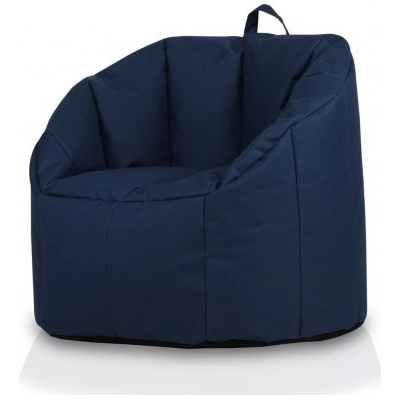 Ecopuf Simone polyester NC8 Tmavo modrá