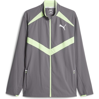 PUMA Яке Puma Men's Run Ultraweave Performance Training Jacket - Grey/Green