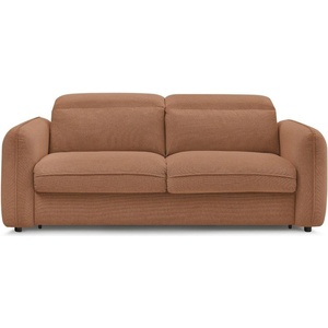 Bobochic Оранжев диван 216 cm Achille - Bobochic Paris (WT-SETE-3R---W_1 P1384)