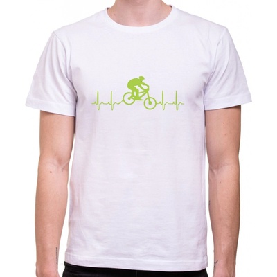 Fajntričko tričko EKG Bike biela